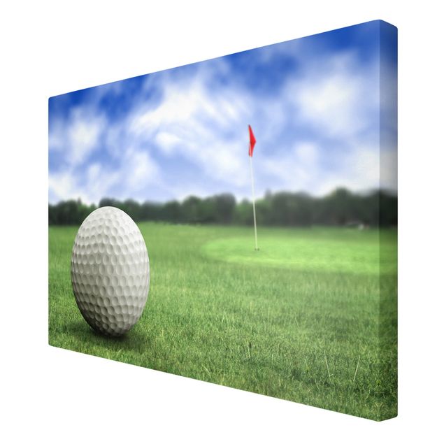 Wanddeko Büro Golfball