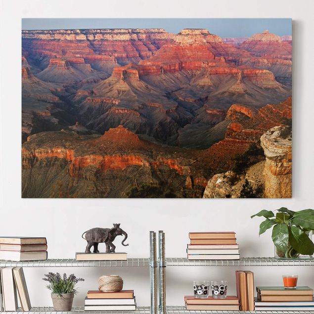 Wanddeko Wohnzimmer Grand Canyon nach dem Sonnenuntergang
