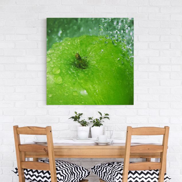 Wanddeko Esszimmer Green Apple