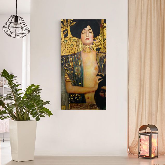Wanddeko Wohnzimmer Gustav Klimt - Judith I