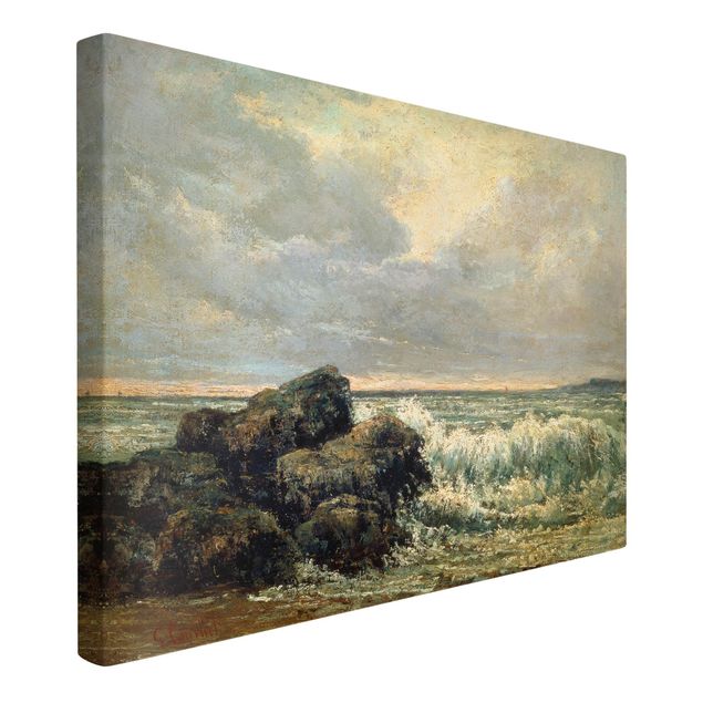 Wanddeko Flur Gustave Courbet - Die Welle