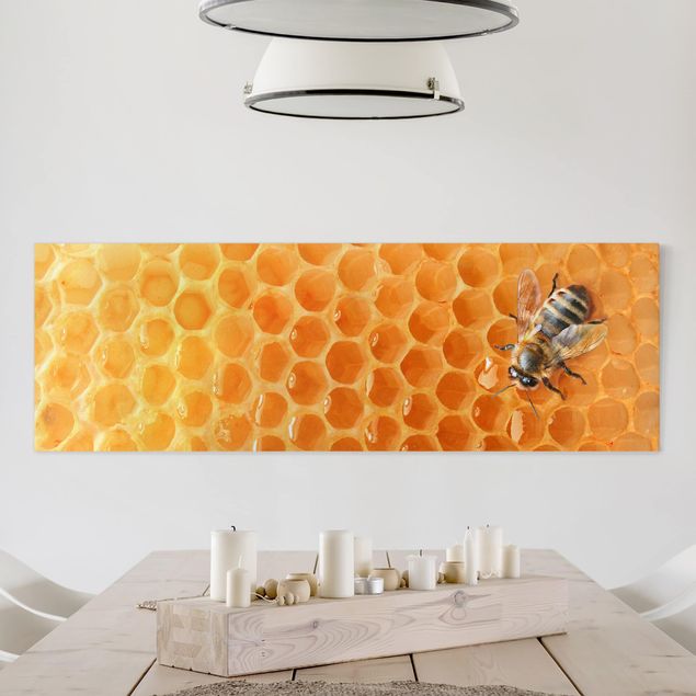 Wanddeko Wohnzimmer Honey Bee