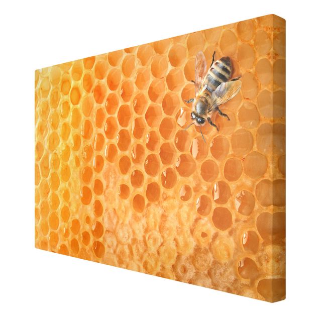 Wanddeko Büro Honey Bee