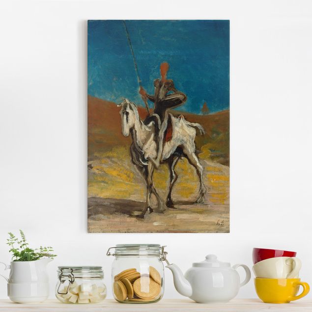 Wanddeko Wohnzimmer Honoré Daumier - Don Quixote