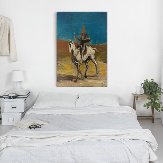 Wanddeko Schlafzimmer Honoré Daumier - Don Quixote