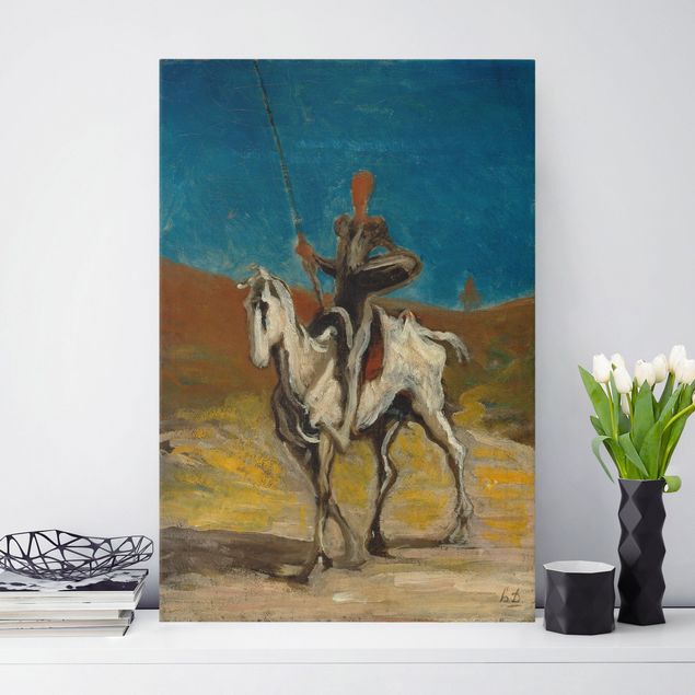 Leinwand Katze Honoré Daumier - Don Quixote