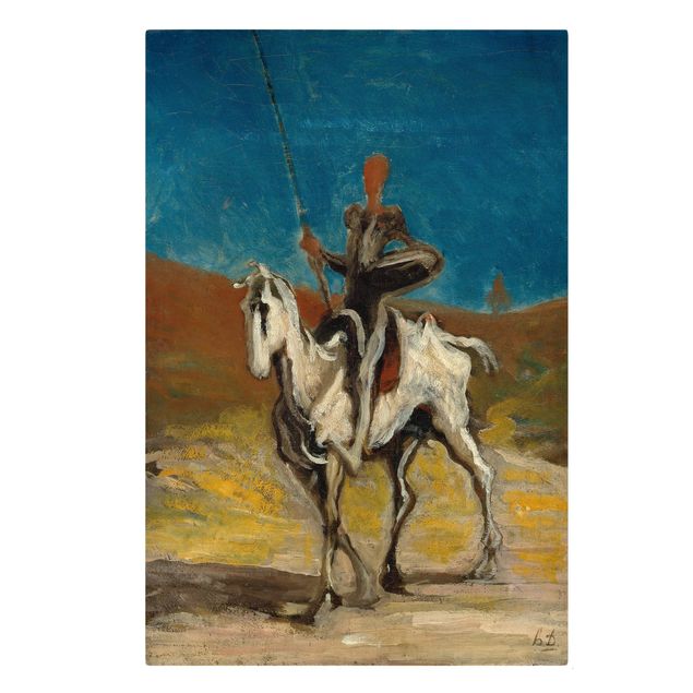 Wanddeko Esszimmer Honoré Daumier - Don Quixote