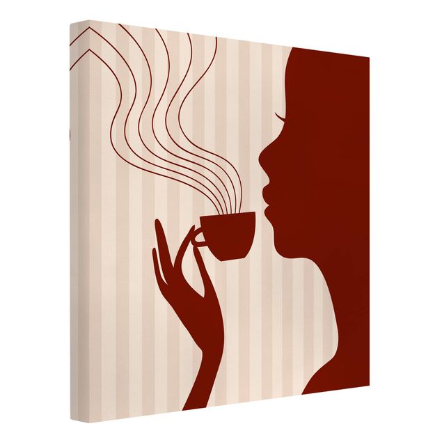 Wandbilder Modern Hot Coffee