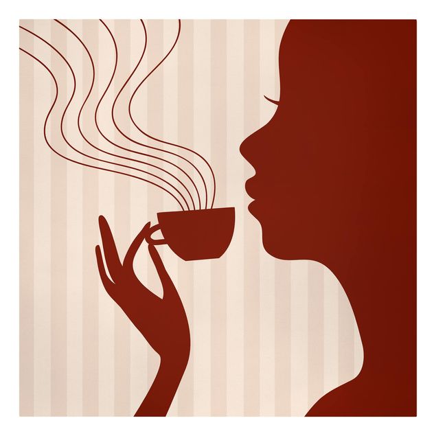 Cafe Bilder auf Leinwand Hot Coffee