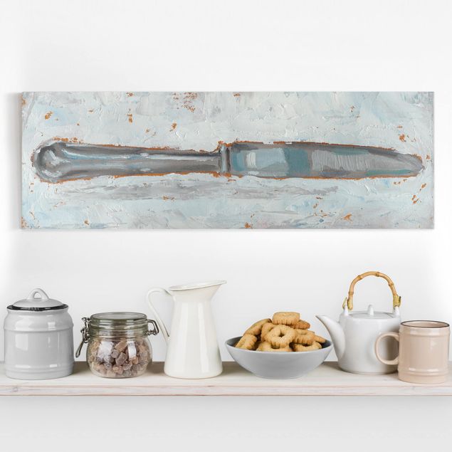 Küche Dekoration Impressionistisches Besteck - Messer