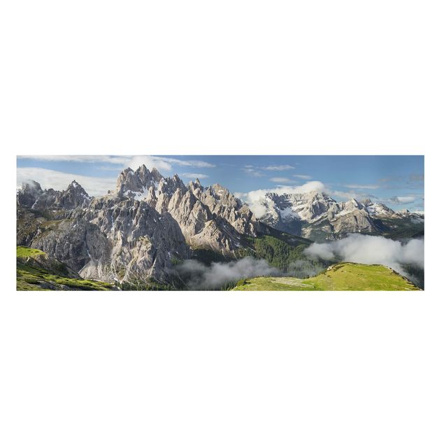 Wanddeko grün Italienische Alpen