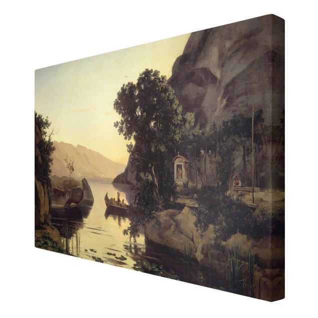 Wanddeko Esszimmer Jean-Baptiste Camille Corot - Landschaft bei Riva