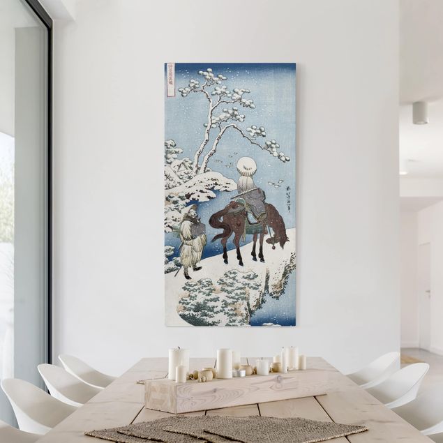 Wanddeko Wohnzimmer Katsushika Hokusai - Der chinesische Dichter