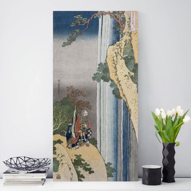 Wanddeko Wohnzimmer Katsushika Hokusai - Der Dichter Rihaku