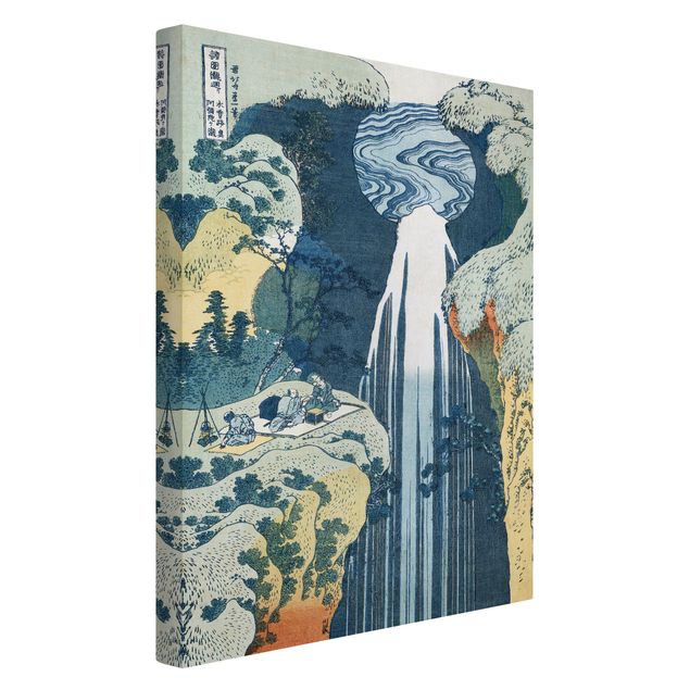Wanddeko Flur Katsushika Hokusai - Der Wasserfall von Amida