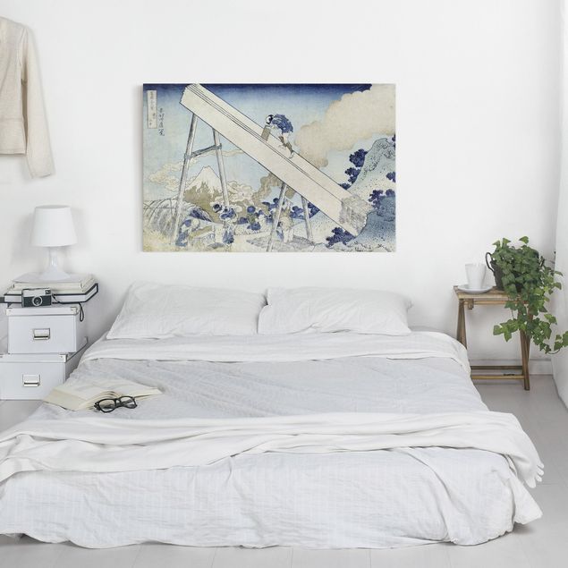 Wanddeko Schlafzimmer Katsushika Hokusai - In den Totomi Bergen