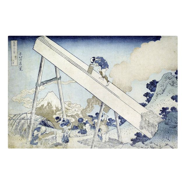Wanddeko Büro Katsushika Hokusai - In den Totomi Bergen