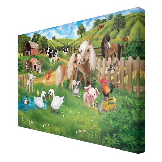 Wandbilder Pferde Animal Club International - Tiere auf dem Bauernhof