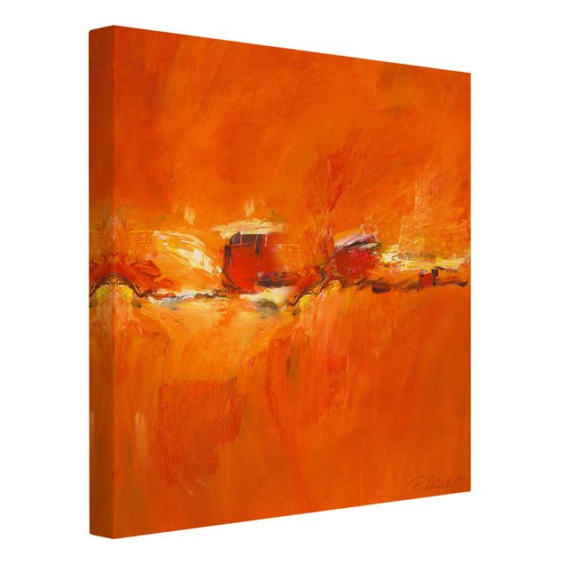 Wanddeko Esszimmer Petra Schüßler - Komposition in Orange