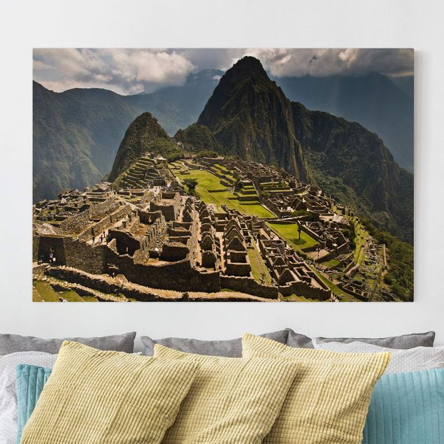 Wanddeko Wohnzimmer Machu Picchu