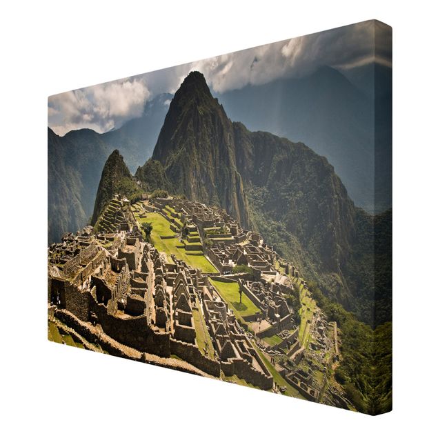 Wanddeko Treppenhaus Machu Picchu