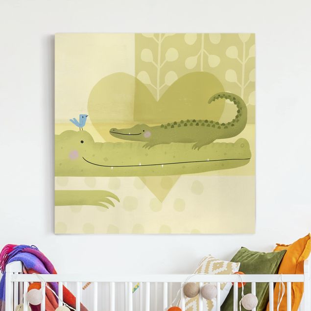Deko Kinderzimmer Mama und ich - Krokodile