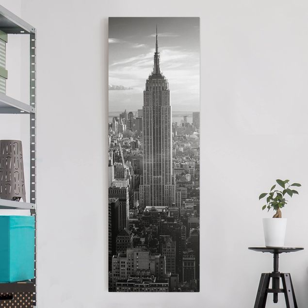 Wanddeko Wohnzimmer Manhattan Skyline