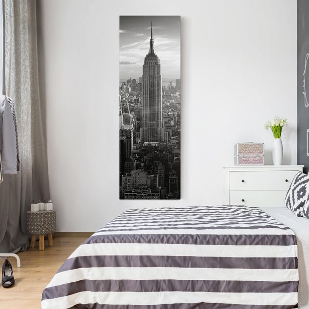 Wanddeko Schlafzimmer Manhattan Skyline