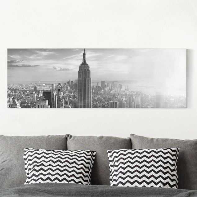 Wanddeko Schlafzimmer Manhattan Skyline