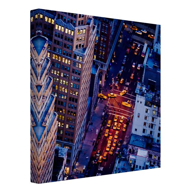 Wandbilder New York Manhattans Taxilichter