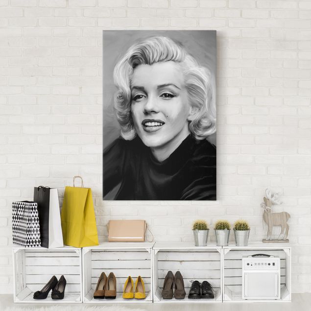 Wanddeko Wohnzimmer Marilyn privat