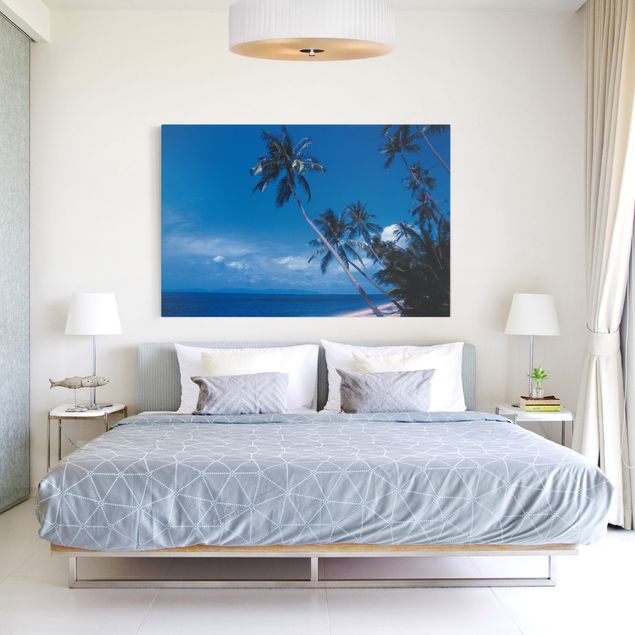 Wanddeko Schlafzimmer Mauritius Beach