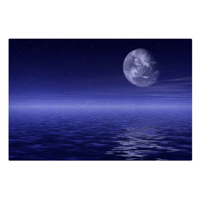 Wanddeko Büro Moon and Ocean