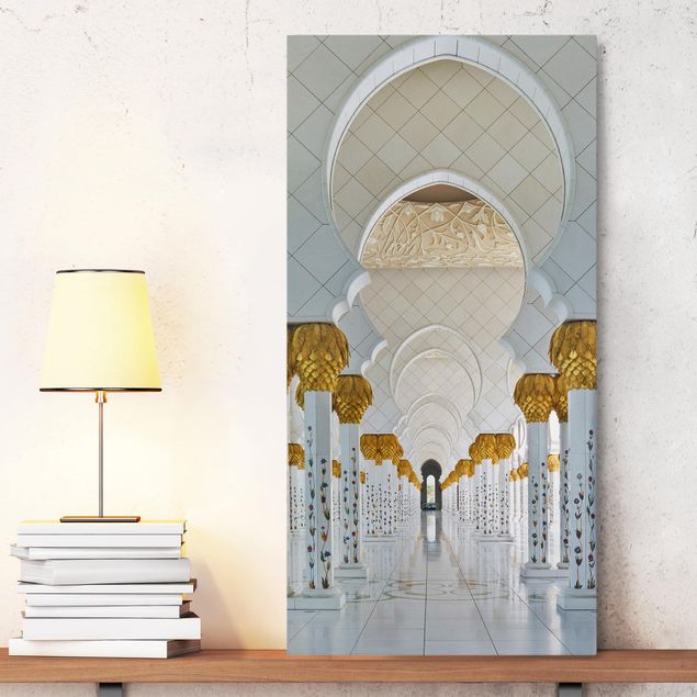 Wanddeko Wohnzimmer Moschee in Abu Dhabi