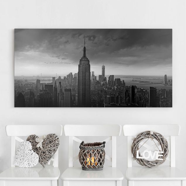 Wanddeko Wohnzimmer New York Rockefeller View