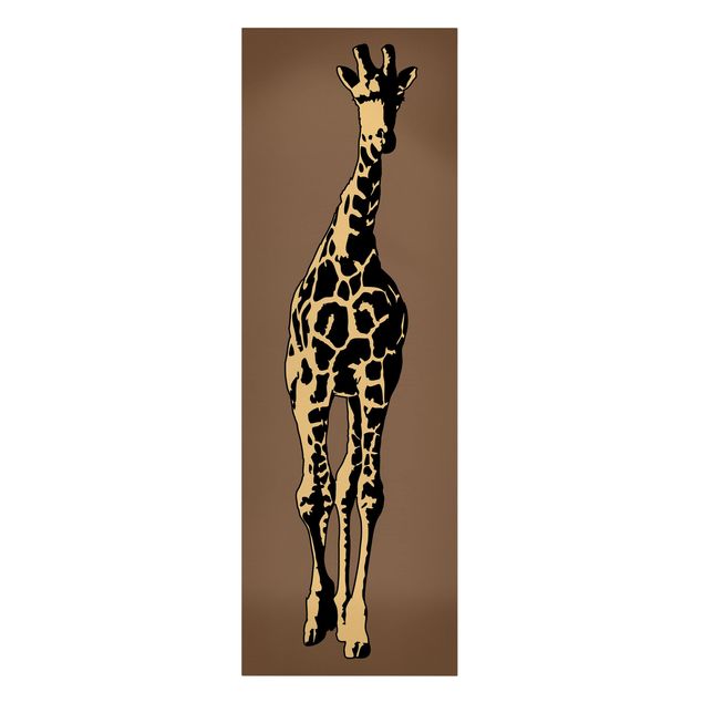 Wanddeko Wohnzimmer Giraffe