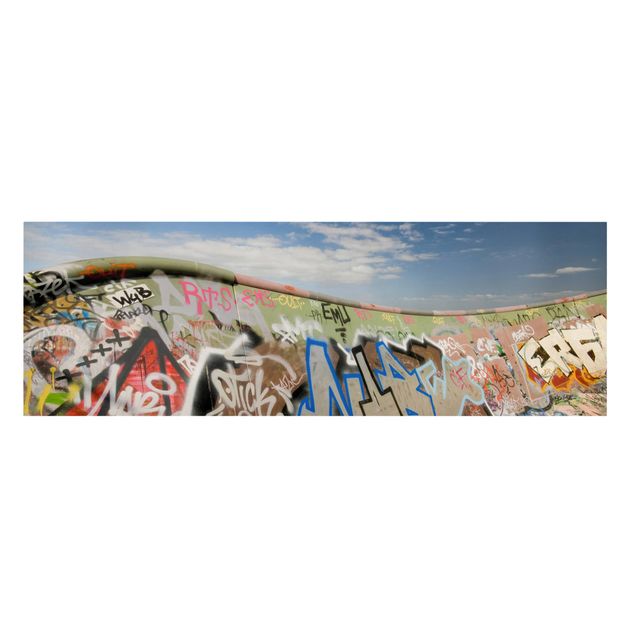 Wandbilder Graffiti Paradies für Skater