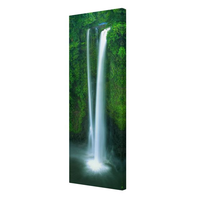 Wanddeko Büro Paradiesischer Wasserfall