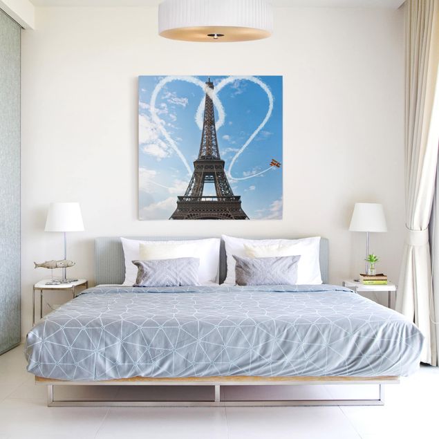Wanddeko Schlafzimmer Paris - City of Love