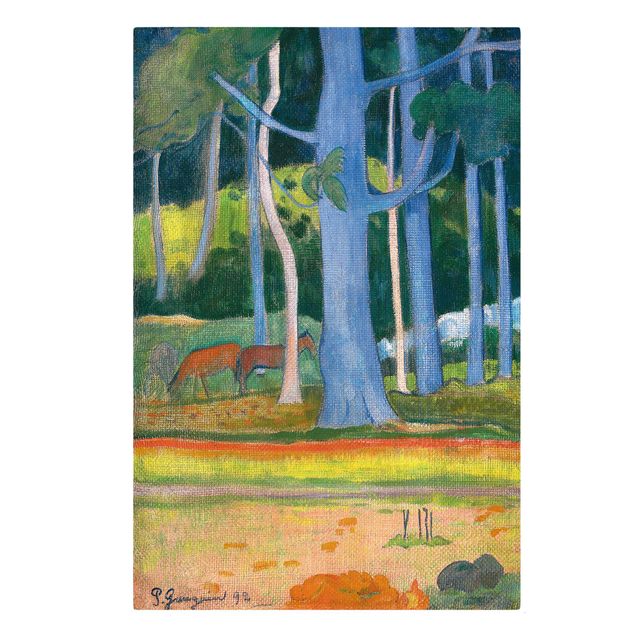 Wanddeko Flur Paul Gauguin - Waldlandschaft