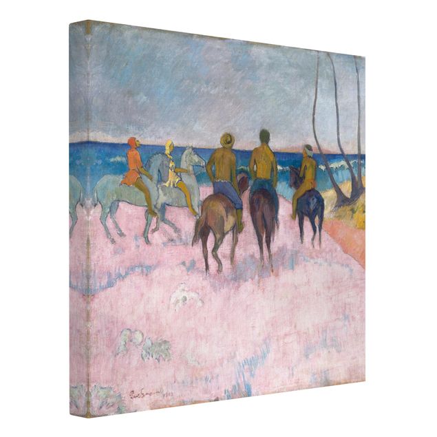 Wanddeko Flur Paul Gauguin - Reiter am Strand