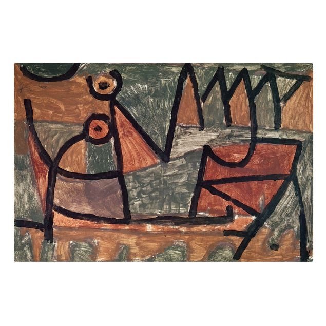 Wanddeko Büro Paul Klee - Bootsfahrt