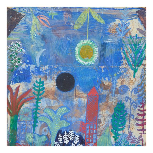 Wanddeko Esszimmer Paul Klee - Versunkene Landschaft