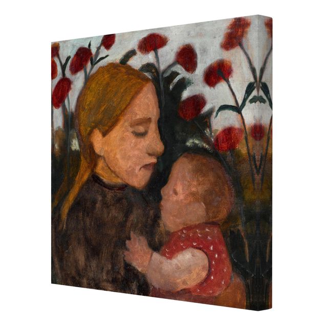 Wanddeko Büro Paula Modersohn-Becker - Junge Frau mit Kind