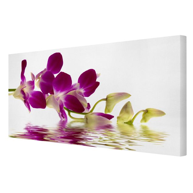 Wanddeko Schlafzimmer Pink Orchid Waters