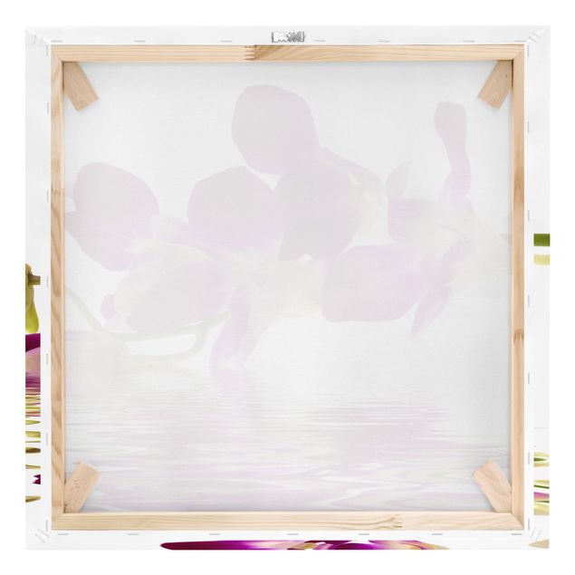 Wanddeko Flur Pink Orchid Waters