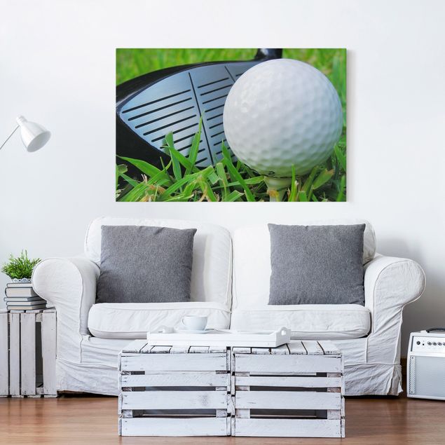 Wanddeko Schlafzimmer Playing Golf