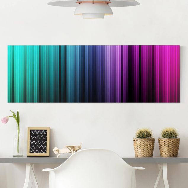 Wanddeko Schlafzimmer Rainbow Display