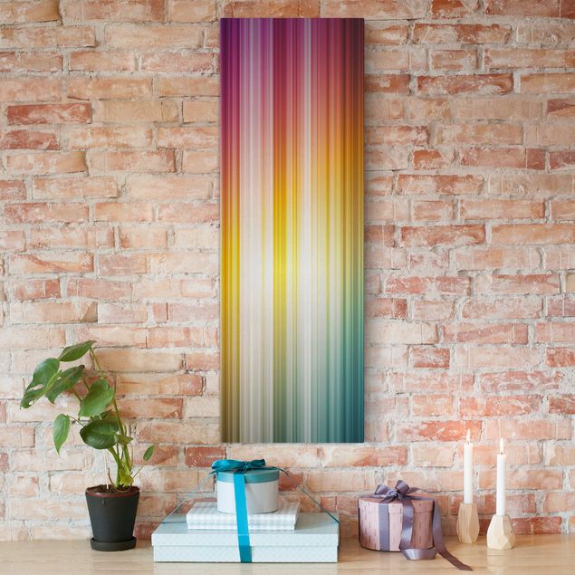 Wanddeko Wohnzimmer Rainbow Light