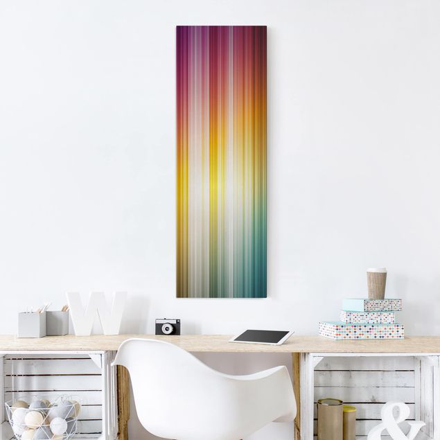Wanddeko Schlafzimmer Rainbow Light